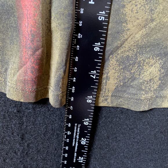 Anthropologie Silence + Noise Womens Tank Tie Dye Geometric Flowy VNeck Medium - Picture 7 of 10